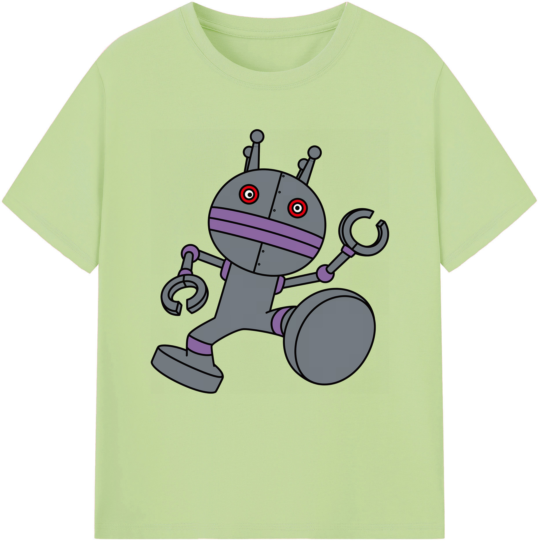（画像用） アンパンマン Anpanman 綿100％半袖Tシャツ（フロントプリント）